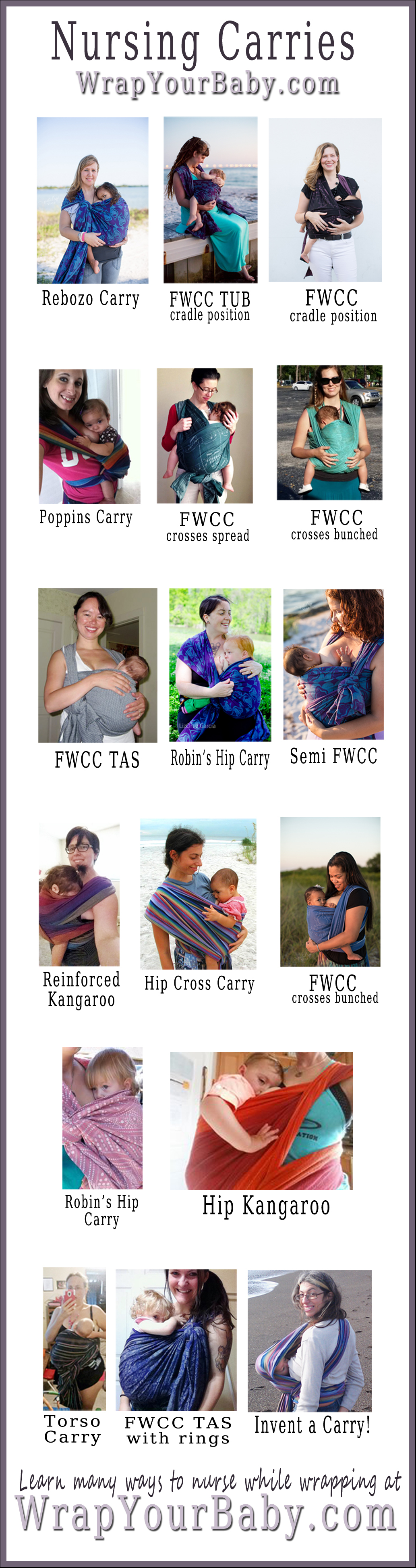 15 Wrap Carries for Nursing Your Baby
