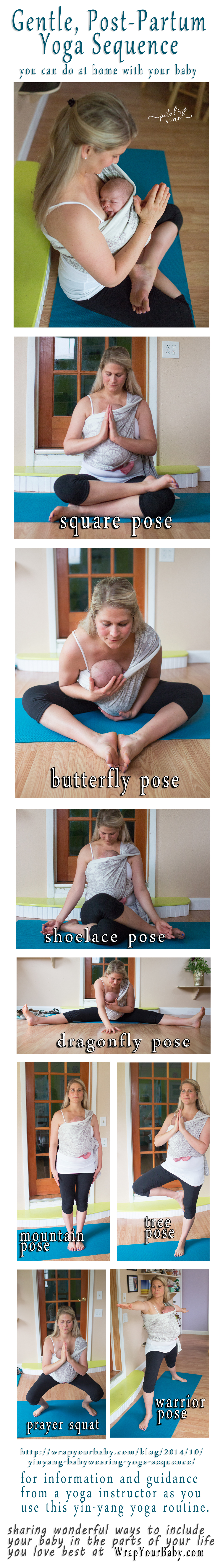 Babywearing Fitness: Yin/Yang Post Partum Yoga Sequence - Wrap