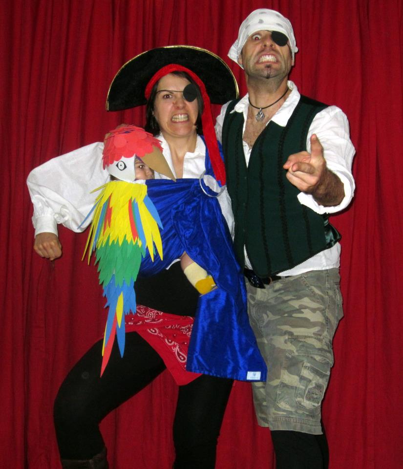 Pirates and Parrot Babywearing Costume