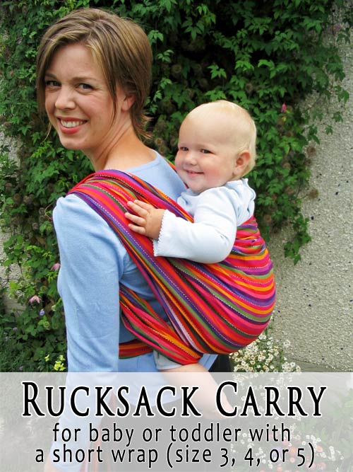 Rucksack Carry Woven Wrap Tutorial 