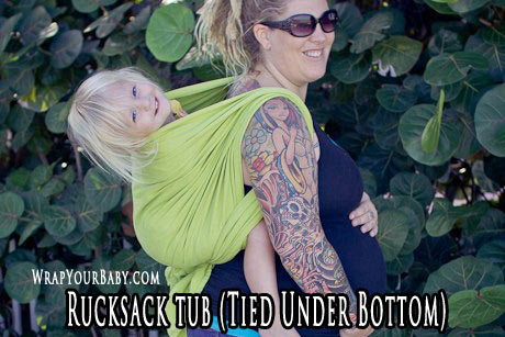 Rucksack TUB (tied under bottom)