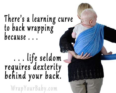 how to wrap a baby on your back