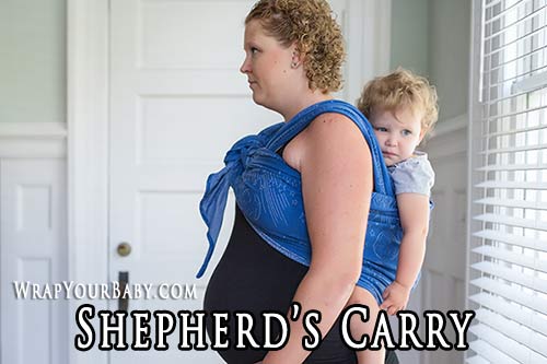 Shepherd's Back Carry for Woven Wraps