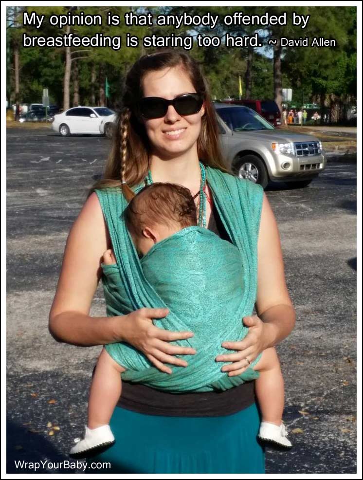 babywearing and breastfeeding