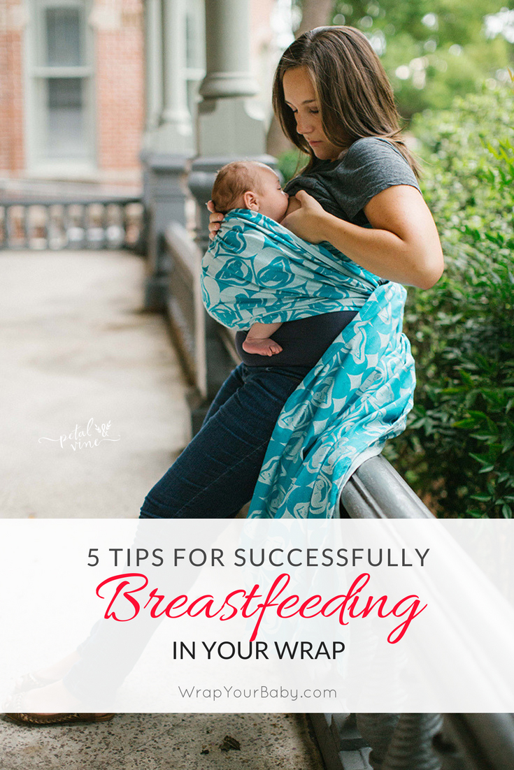 breastfeeding in a wrap