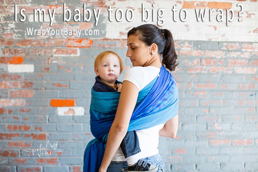 toddler back carry wrap