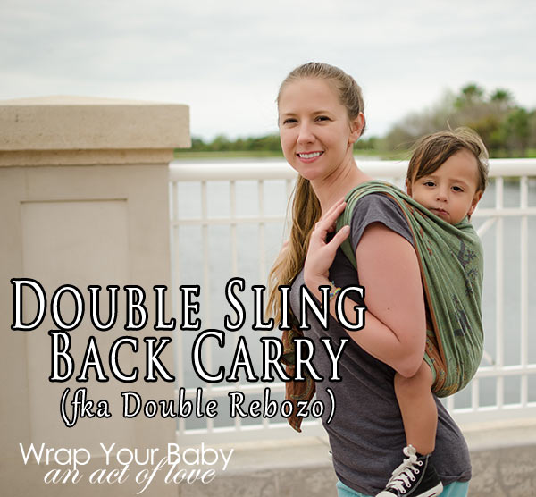 sling to carry baby on back
